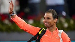 Verabschiedet sich im Achtelfinal von Madrid: Rafael Nadal hat nach seiner Niederlage gegen Jiri Lehecka angekündigt, dass es sein letzter Match in der spanischen Hauptstadt gewesen sei