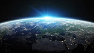 Unser Heimatplanet: die Erde von oben.