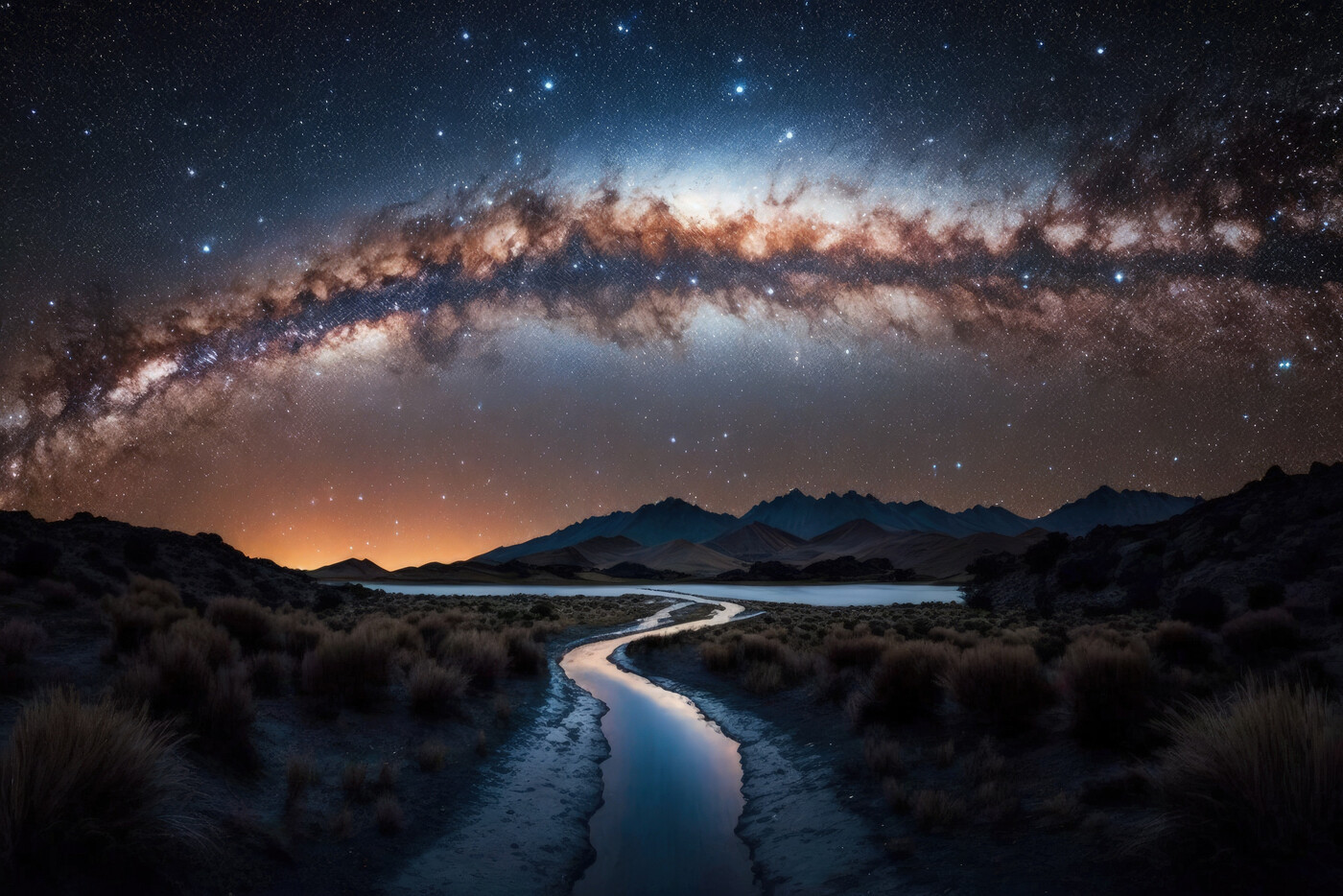 Astrofotografie der Milchstrasse, aufgenommen in Neuseeland.
