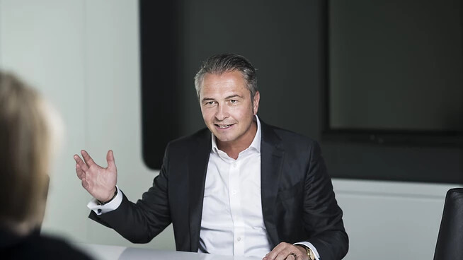 "Wir haben uns mit Swisscom geeinigt": Sunrise-Chef André Krause über einen Millionen-Streit mit dem Telekomrivalen. (Archivbild)