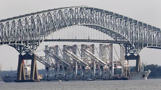 ARCHIV - Die Francis Scott Key Bridge in Baltimore. Foto: Patrick Semansky/AP/dpa